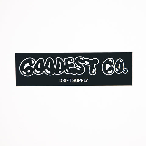 Goodest Co Drift Supply Bubble Logo Sticker 6"