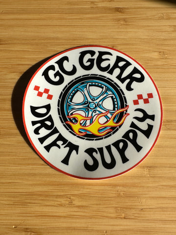 GC Gear Drift Supply sticker 4"