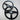 Key's Steering Wheel - Drift Type 345mm Leather