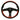 Nardi Leader - 350mm (Black & Red Leather / Black Spokes)