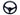 Vertex 6 Star Steering Wheel - Vertea Blue (340mm x 70mm Deep / Leather )