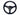Vertex 6 Star Steering Wheel - Red (340mm x 70mm Deep / Leather)