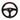 Vertex Flat Steering Wheel - Red (325mm / Leather)