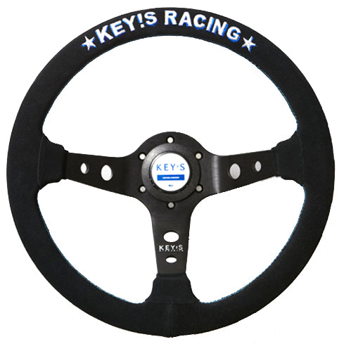 Keys Racing 330mm Key's Steering Wheel - Deep Type 330mm Suede – Goodest Co