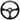 Key's Steering Wheel - Deep Type 350mm Suede
