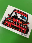 1JZ E36 M3 Rich X Palmer Sticker 4"x3"